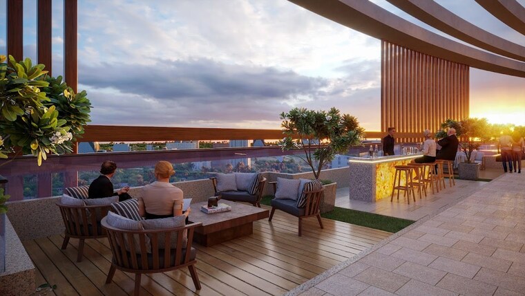 Swimming Pool, metro-satyam-queens-necklace 2 Bedroom 612 Sq.Ft. Apartment In Rohinjan Navi Mumbai 8820364