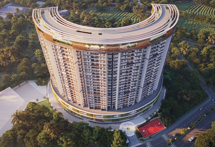 Exterior View, metro-satyam-queens-necklace 2 Bedroom 612 Sq.Ft. Apartment In Rohinjan Navi Mumbai 8820364