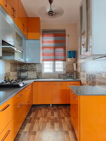 Kitchen in 2 BHK Apartment at Jaipuria Sunrise Plaza, Ahinsa Khand 1 – for Rent