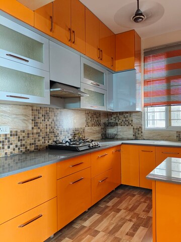 Kitchen in 2 BHK Apartment at Jaipuria Sunrise Plaza, Ahinsa Khand 1 – for Rent