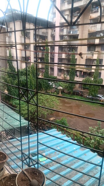 Balcony in 1 BHK Apartment at Yashraj Park CHS, Kasarvadavali – for Rent