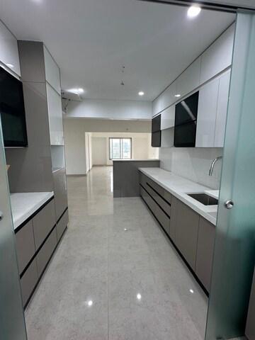 Kitchen in 3 BHK Apartment at Silver Leaf II, Shivajinagar – for Rent