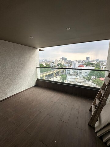 Balcony in 3 BHK Apartment at Silver Leaf II, Shivajinagar – for Rent