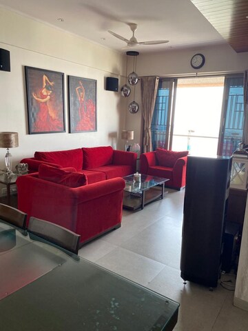 Living Room in 3 BHK Apartment at The Wadhwa Amar Jiwan, Bandra West – for Sale