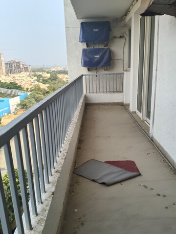 Balcony in 3.5 BHK Apartment at Emaar The Enclave, Sector 66 – for Rent