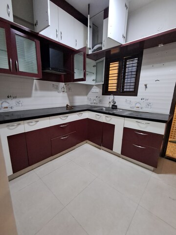 Staircase in 2 BHK Builder Floor at Hsr Layout – for Rent