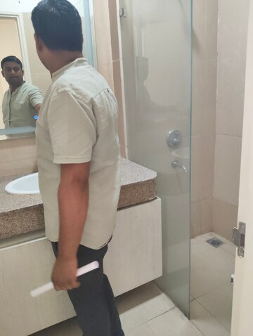 Bathroom in 3 BHK Apartment at Emaar Emerald Estate, Sector 65 – for Rent