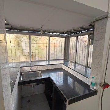 Kitchen in Studio Apartment at Sohum CHS, Goregaon East – for Rent