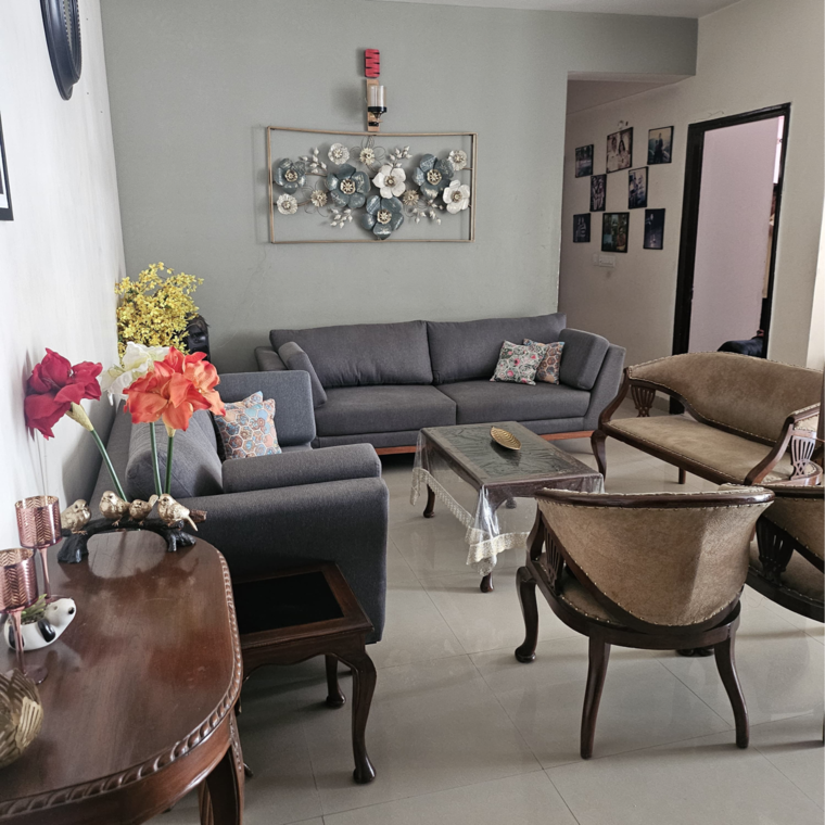 Living Room, rg-euphoria 3 Bedroom 1550 Sq.Ft. Apartment In Vrindavan Yojna Lucknow 8820878