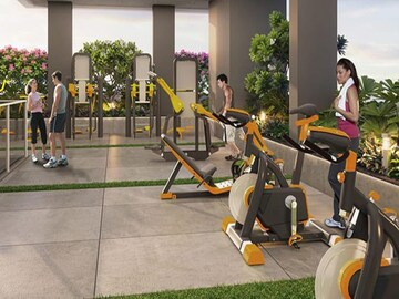 Gym in 4 BHK Apartment at SSPL The Strand, Kharadi – for Sale