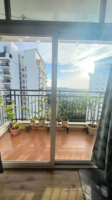 Balcony in 3 BHK Apartment at Prestige Shantiniketan, Whitefield – for Rent