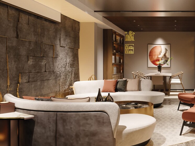 Kitchen, sspl-the-strand 4 Bedroom 2700 Sq.Ft. Penthouse In Kharadi Pune 8820883