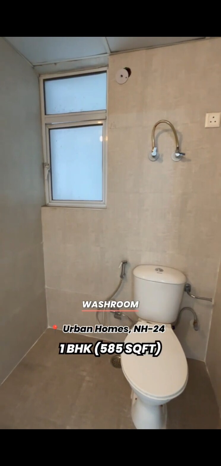 Bathroom, aditya-urban-homes 1 Bedroom 585 Sq.Ft. Apartment In Shahpur Bamheta Ghaziabad 8819375