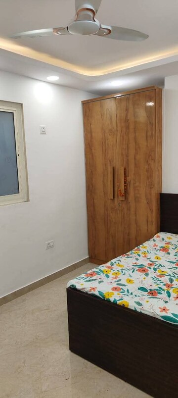 Bedroom in 2 BHK Builder Floor at RWA Indraprastha Apartments, Burari – for Rent