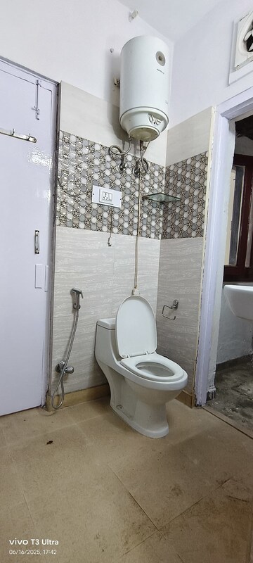 Bathroom in 3 BHK Builder Floor at Panchsheel Enclave – for Rent