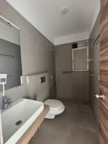 Bathroom in 3 BHK Apartment at Akshar Alvario, Seawoods – for Rent