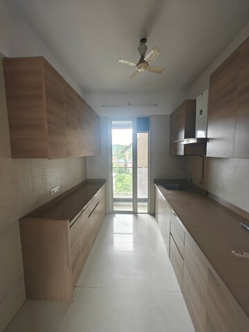 Kitchen in 3 BHK Apartment at Akshar Alvario, Seawoods – for Rent