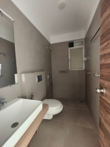 Bathroom in 3 BHK Apartment at Akshar Alvario, Seawoods – for Rent