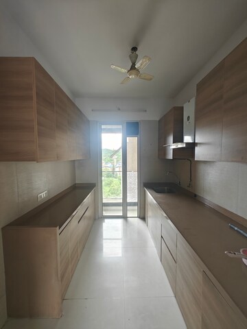 Kitchen in 3 BHK Apartment at Akshar Alvario, Seawoods – for Rent