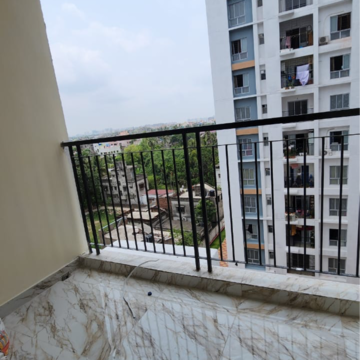 Balcony in 3 BHK Apartment at Chinar Park – for Rent