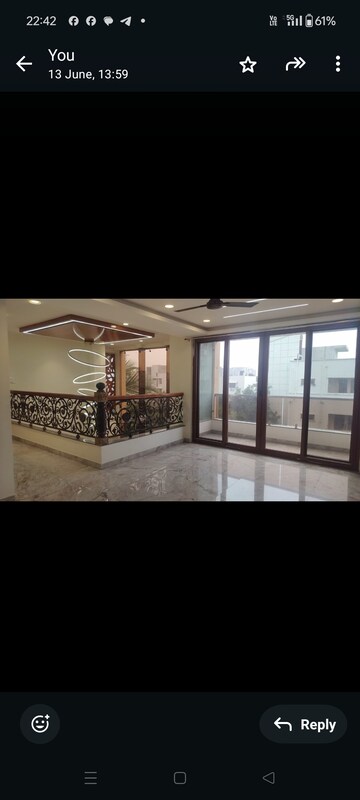 Bedroom in 4 BHK Independent House at Jubilee Hill County, Jubilee Hills – for Rent