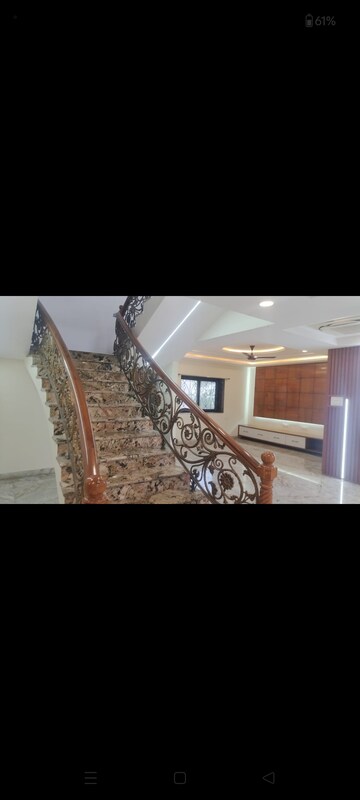 Staircase in 4 BHK Independent House at Jubilee Hill County, Jubilee Hills – for Rent