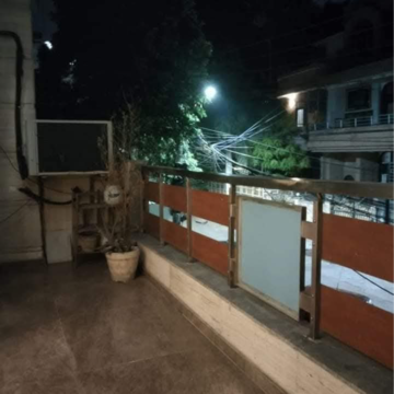 Balcony in 3 BHK Builder Floor at Malviya Nagar – for Rent
