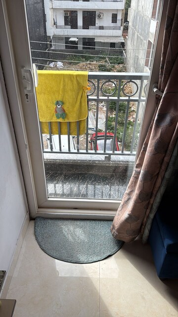 Balcony in 3.5 BHK Apartment at Souvenir Apartment, Sector 52 – for Rent