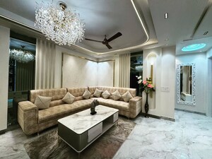 Living Room in 3 BHK Apartment at Gm Kenjale Emirus, Baner – for Sale