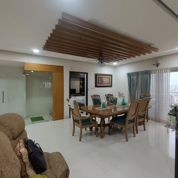 Living Room, rohan-seher 4 Bedroom 4100 Sq.Ft. Apartment In Baner Pune 8821146