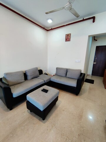 Living Room in 2 BHK Apartment at Omkar Ananta, Goregaon East – for Rent