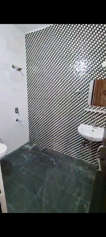 Bathroom in 3 BHK Apartment at Dhakoli – for Rent