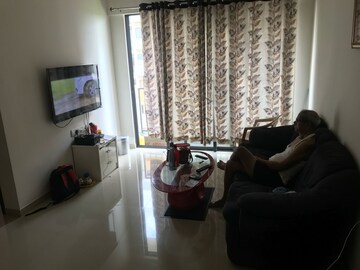 Living Room in 2 BHK Apartment at Cosmos Solitaire, Virar West – for Rent