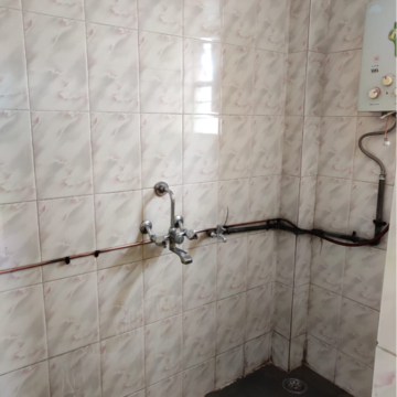 Bathroom in 1 BHK Builder Floor at Ganesh Krupa Chinchwad, Anand Nagar Chinchwad – for Rent