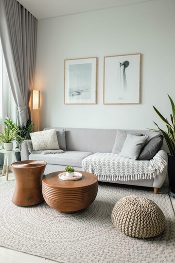Living Room in 3 BHK Apartment at Godrej Riverine, Sector 44 – for Sale