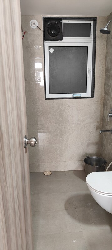 Bathroom in 2 BHK Apartment at Ashar Axis, Majiwada – for Rent
