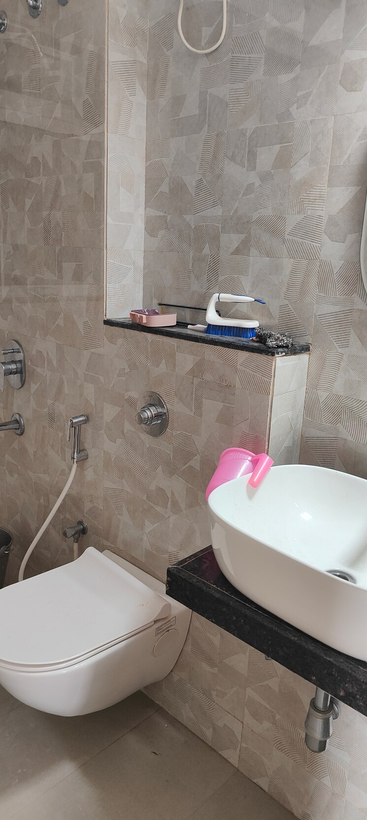 Bathroom, ashar-axis 2 Bedroom 900 Sq.Ft. Apartment In Majiwada Thane 8821409