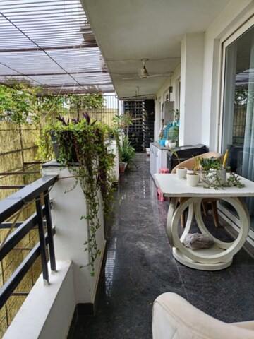 Balcony in 5 BHK Apartment at SS Southend Floors, South City 2 – for Sale