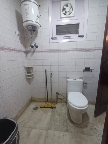 Bathroom in 2 BHK Builder Floor at Nandini Apartments Burari, Burari – for Rent