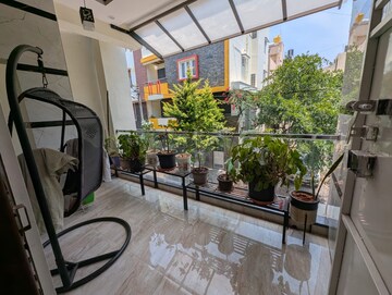 Balcony in 3 BHK Builder Floor at Basaveshwara Nagar – for Rent