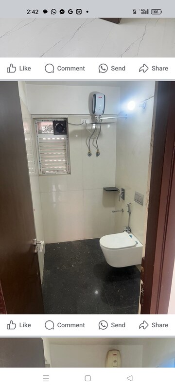 Bathroom in 2 BHK Apartment at Dheeraj Pooja, Malad West – for Rent