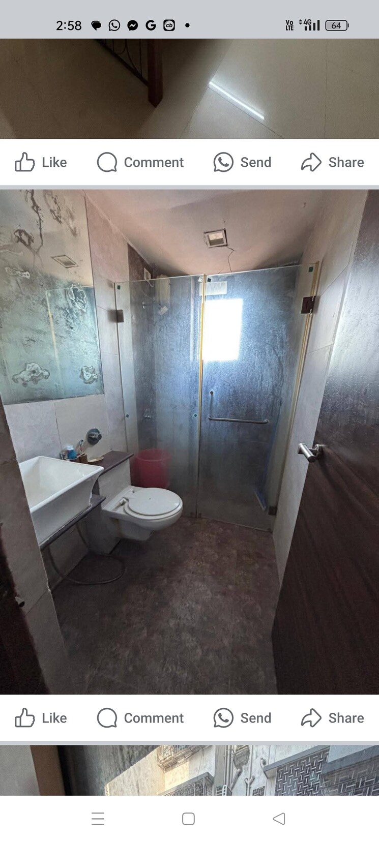 Bathroom, dheeraj-pooja 2 Bedroom 612 Sq.Ft. Apartment In Malad West Mumbai 8821632