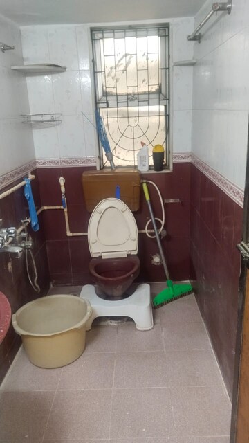 Bathroom in 2 BHK Apartment at Lok Gaurav Society, Vikhroli West – for Rent
