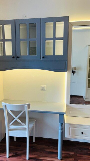 Furnished Amenities in 3 BHK Apartment at L&T Raintree Boulevard, Hebbal – for Rent