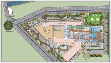Master Plan in  Shop at Rise Food Mall, Sector 1 Greater Noida – for Sale