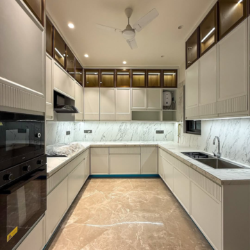 Kitchen in 4 BHK Builder Floor at Greater Kailash I – for Sale