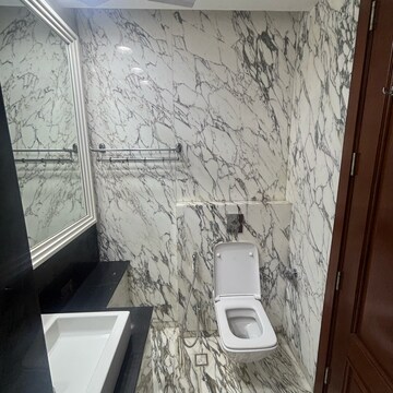 Bathroom in 4 BHK Builder Floor at Gulmohar Park – for Rent