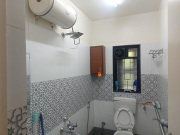 Bathroom in 3 BHK Apartment at Sky World Dreams, Kothrud – for Rent