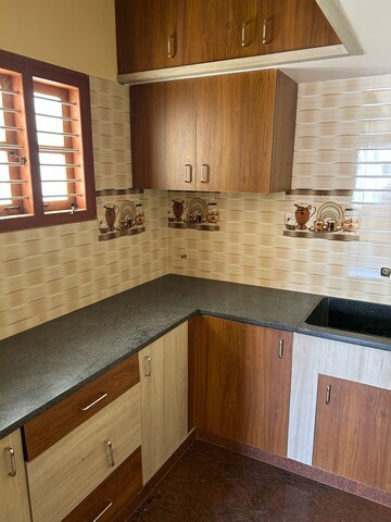 Kitchen in 2 BHK Builder Floor at Manju Nilaya, Abbigere – for Rent