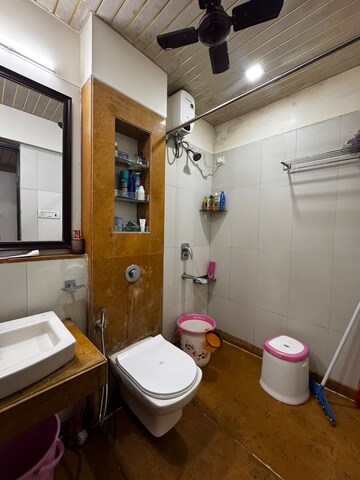 Bathroom in 3 BHK Apartment at Lodha Splendora, Ghodbunder Road – for Rent